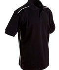 Winning Spirit Cambridge Polo Men's Ps25 Casual Wear Winning Spirit Black/White S 