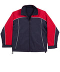 Winning Spirit Cascade Tri-colour Contrast Reversible Jacket Jk22 Casual Wear Winning Spirit Navy/White/Red XS 