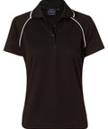 WINNING SPIRIT CHAMPION POLO Ladies' PS19 Casual Wear Winning Spirit Black/White 8 