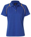 WINNING SPIRIT CHAMPION POLO Ladies' PS19 Casual Wear Winning Spirit Royal/Gold 8 