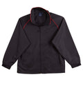 Winning Spirit Champion's Track Top Kids' Jk21k Casual Wear Winning Spirit Black/Red 4K 