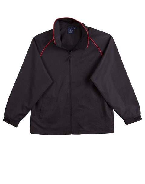 Winning Spirit Champion's Track Top - Unisex Jk21 Casual Wear Winning Spirit Black/Red S 