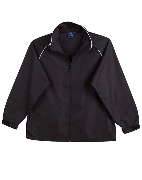 Winning Spirit Champion's Track Top - Unisex Jk21 Casual Wear Winning Spirit Black/White S 