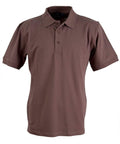 Winning Spirit Darling Harbour Polo Men's Ps55 Casual Wear Winning Spirit Smoke Brown S 