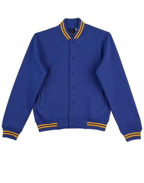 Winning Spirit Fleece Letterman - Unisex Fl11 Casual Wear Winning Spirit Royal/Gold XXXS 