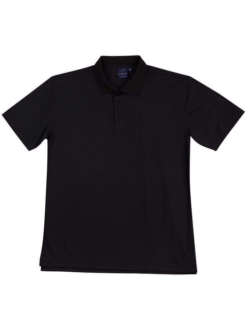 Winning Spirit Icon Polo Men's ps75 Casual Wear Winning Spirit Black S 