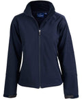 Winning Spirit Ladies' Softshell Jacket Ladies Jk24 Casual Wear Winning Spirit Navy 8 