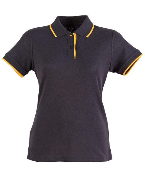 Winning Spirit Liberty Polo Ladies Ps48a Casual Wear Winning Spirit Navy/Gold 6 