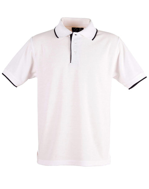 Winning Spirit Liberty Polo Men's Ps08 Casual Wear Winning Spirit White/Navy XS 