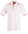 Winning Spirit Liberty Polo Men's Ps08 Casual Wear Winning Spirit White/Red XS 