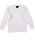 WINNING SPIRIT LONDON LONG SLEEVE TEE Mens TS02 Casual Wear Winning Spirit White S 