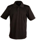 Winning Spirit Lucky Bamboo Polo Men's Ps59 Casual Wear Winning Spirit Black 3XL 