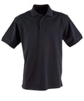 Winning Spirit Macquarie Polo Unisex Ps05 Casual Wear Winning Spirit Black/Black XS 