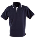 Winning Spirit Macquarie Polo Unisex Ps05 Casual Wear Winning Spirit Navy/White XS 