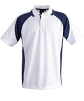 Winning Spirit Mascot Polo Kids Ps49k Casual Wear Winning Spirit White/Navy 6K 