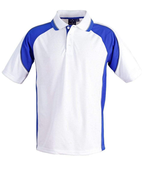 Winning Spirit Mascot Polo Kids Ps49k Casual Wear Winning Spirit White/Royal 6K 