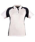 Winning Spirit Mascot Polo Men's Ps49 Casual Wear Winning Spirit White/Navy XS 