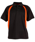 Winning Spirit Olympian Polo Men's  Ps51 Casual Wear Winning Spirit Black/Orange S 