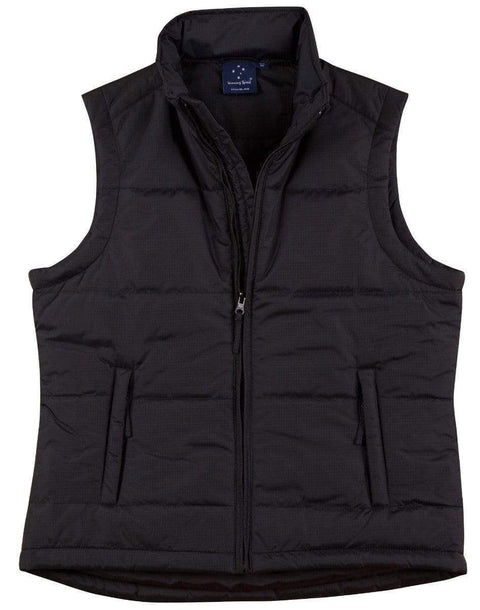 Winning Spirit Padded Vest Ladies' Jk30 Casual Wear Winning Spirit Black 8 