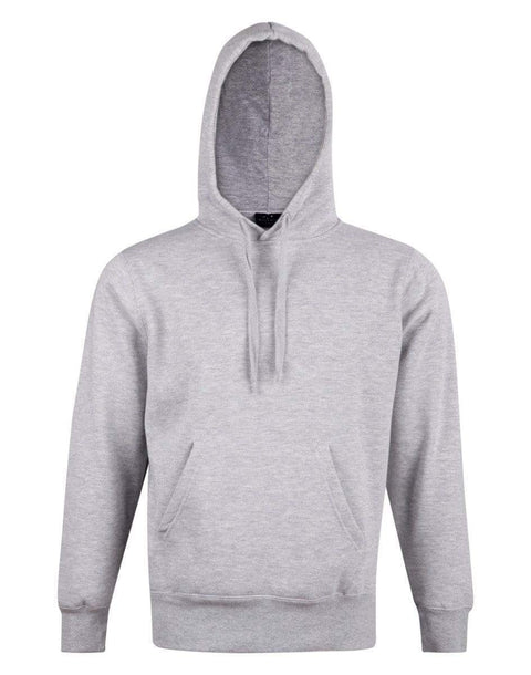 Winning Spirit Passion Fleece Hoodie - Unisex Fl09 Casual Wear Winning Spirit Grey/Grey XS 