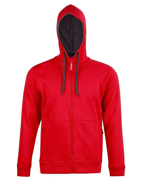 Winning Spirit Passion Pursuit Hoodie Men's Fl17 Casual Wear Winning Spirit Red/Charcoal S 