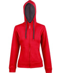 Winning Spirit Casual Wear Red/Charcoal / 8 WINNING SPIRIT PASSION PURSUIT Hoodie Women's FL18