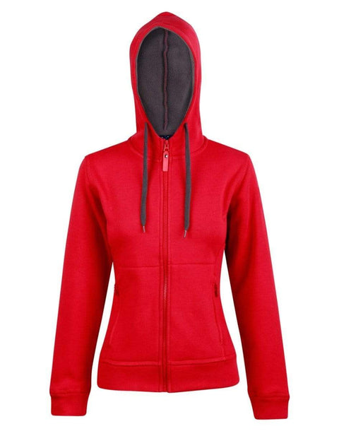 Winning Spirit Casual Wear Red/Charcoal / 16 WINNING SPIRIT PASSION PURSUIT Hoodie Women's FL18