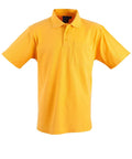 WINNING SPIRIT POCKET POLO Unisex PS41 Casual Wear Winning Spirit Gold XS 