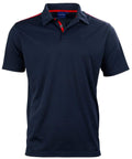 Winning Spirit PS83 STATEN POLO SHIRT Men's Casual Wear Winning Spirit Navy/Red XS 