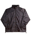 WINNING SPIRIT RAIN FOREST Spray Jacket - Unisex JK10 Casual Wear Winning Spirit Black XS 