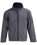 WINNING SPIRIT Softshell Jacket Men's JK23 Casual Wear Winning Spirit Charcoal S 