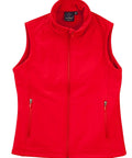 WINNING SPIRIT Softshell Vest Ladies' JK26 Casual Wear Winning Spirit Red 8 