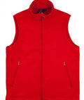 WINNING SPIRIT Softshell Vest Men's JK25 Casual Wear Winning Spirit Red S 