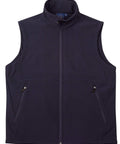 WINNING SPIRIT Softshell Vest Men's JK25 Casual Wear Winning Spirit Navy S 