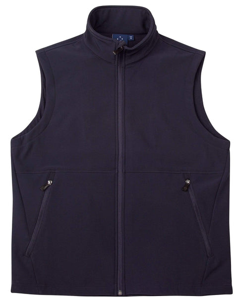 WINNING SPIRIT Softshell Vest Men's JK25 Casual Wear Winning Spirit Navy S 