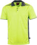 Winning Spirit UNISEX COOLDRY® VENTED POLO PS210 Casual Wear Winning Spirit Yellow/Ash 2XS 