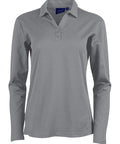 Winning Spirit Casual Wear Steel Grey / 6 Winning Spirit Victory Plus TRUEDRY® long sleeve polo PS36B