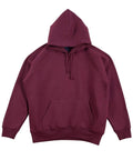 WINNING SPIRIT warm hug fleecy hoodie men's fl07 Casual Wear Winning Spirit Maroon S 