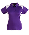 WINNING SPIRIT WINNER POLO Ladies' PS32A Casual Wear Winning Spirit Purple/White 8 