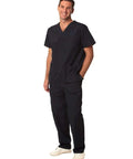WINNING SPIRIT Unisex Hospitla Scrubs Short Sleeve Tunic Top M7630 - Simply Scrubs Australia