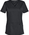 Winning Spirit Ladies Scrub Top M7640 Health & Beauty Winning Spirit Charcoal 2XS 