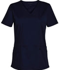 Winning Spirit Ladies Scrub Top M7640 Health & Beauty Winning Spirit Navy 2XS 