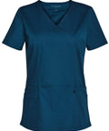 Winning Spirit Ladies Scrub Top M7640 Health & Beauty Winning Spirit Teal 2XS 