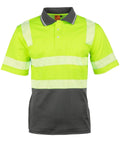 Winning Spirit Work Wear Yellow/Charcoal / 2XS Winning Spirit UNISEX TRUEDRY® biomotion segmented polo SW73