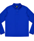 Aussie Pacific Botany Men's Long Sleeve Polo Shirt 1316 Casual Wear Aussie Pacific Royal S 