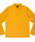 Aussie Pacific Botany Men's Long Sleeve Polo Shirt 1316 Casual Wear Aussie Pacific Gold S 