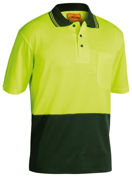 Bisley Workwear Hi-vis Short Sleeve Polo Shirt BK1234