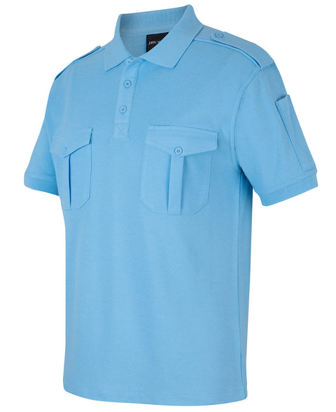 Jb's Short Sleeve Epaulette Polo Shirt 210ES
