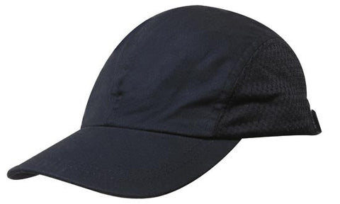 Headwear Cotton Sports Cap - Mesh Sides X12 - 3812