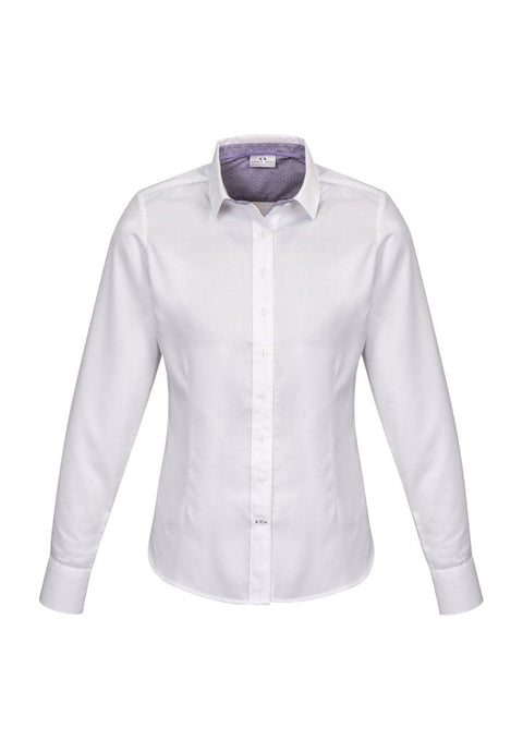 Biz Corporates Herne Bay Womens Long Sleeve Shirt 41820 - Flash Uniforms 